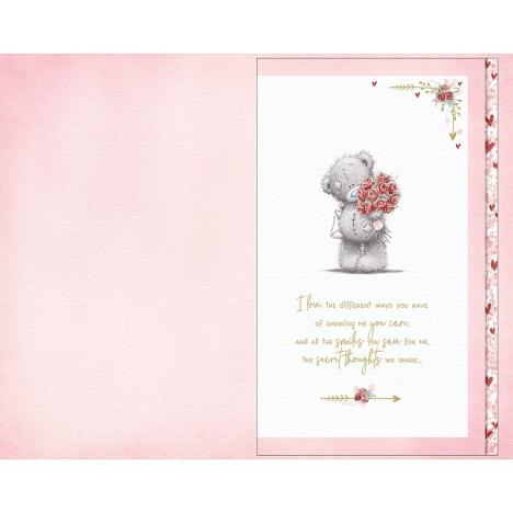 Beautiful Fiancee Handmade Me to You Bear Valentine's Day Card Extra Image 1